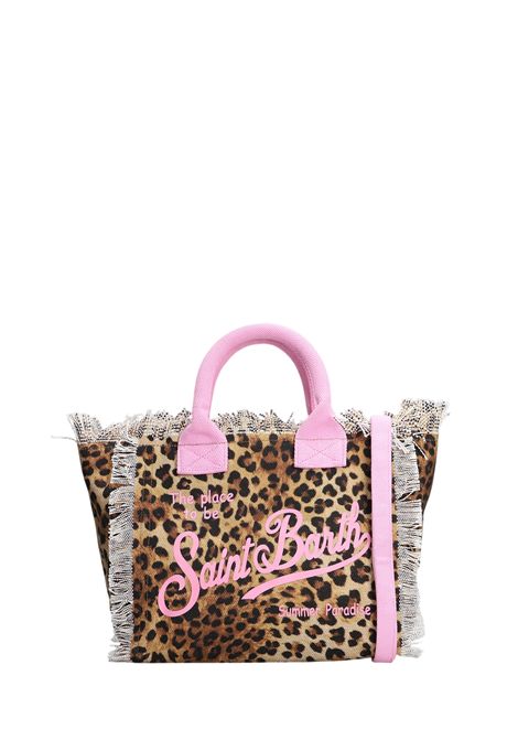 Borsa Mini in canvas SAINT BARTH | VAMI001 VANITY MINI02591L SAND LEOPARD 0021